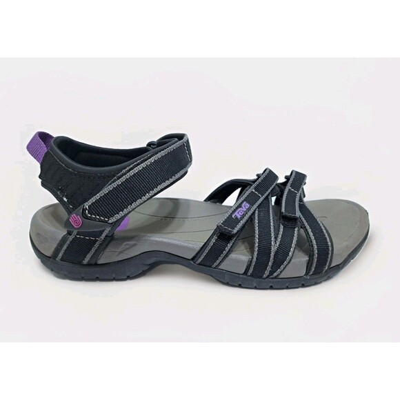 Teva Tirra Strappy Sandals Women's Size 9 Hiking Outdoors Purple Black  Trail - Picture 5 of 10